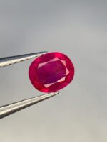 Brilliant 0.46 Carat Afghan Ruby | Untreated & Unheated - Image 6