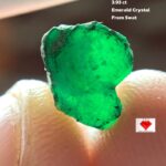 A 3.93ct Swat Emerald Crystal: Pure Green Magic from Pakistan