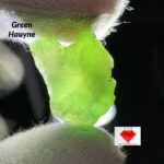 Most Rare 23 ct Green Hauyne specimen from Badakhshan, Afghanistan