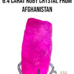 6.4 Carat Natural Ruby Crystal from Afghanistan – Untreated & Unheated