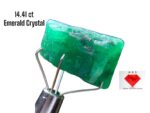 14.41ct Swat Emerald Crystal: Natural Gemstone