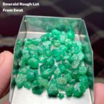53.35 ct Emerald Rough Lot Swat – Rich Green Crystals in Raw Form