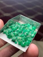 53.35 ct Emerald Rough Lot Swat – Rich Green Crystals in Raw Form - Image 4