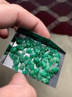 53.35 ct Emerald Rough Lot Swat – Rich Green Crystals in Raw Form - Image 6