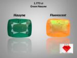 Rare 1.775 ct Green Hauyne from Badakhshan, Afghanistan