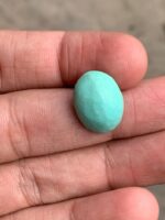 Delicate 10.35ct Afghan Turquoise Cabochon – Natural Gemstone Elegance - Image 2