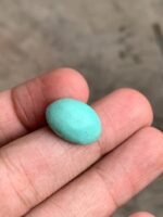 Delicate 10.35ct Afghan Turquoise Cabochon – Natural Gemstone Elegance - Image 3