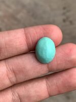Delicate 10.35ct Afghan Turquoise Cabochon – Natural Gemstone Elegance - Image 4