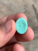 Delicate 10.35ct Afghan Turquoise Cabochon – Natural Gemstone Elegance - Image 6