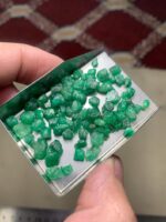 53.50 ct Emerald Rough Lot Swat – Natural Untreated Green Crystals - Image 3