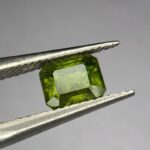 Rare Horse Tail 1.015 ct Demantoid Green Garnet from Khuzdar Balochistan - Image 3