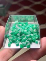 53.50 ct Emerald Rough Lot Swat – Natural Untreated Green Crystals - Image 7