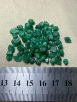 53.50 ct Emerald Rough Lot Swat – Natural Untreated Green Crystals - Image 8