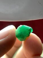 5.76ct Natural Emerald Crystal – Swat Pakistan | Raw Uncut Green Gemstone 12.51×12.25×6.25mm - Image 3