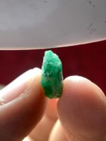 5.76ct Natural Emerald Crystal – Swat Pakistan | Raw Uncut Green Gemstone 12.51×12.25×6.25mm - Image 4