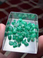 43.50 ct Emerald Rough Lot Swat – Dense Crystals in Natural Form - Image 7