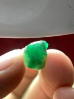 5.76ct Natural Emerald Crystal – Swat Pakistan | Raw Uncut Green Gemstone 12.51×12.25×6.25mm - Image 8
