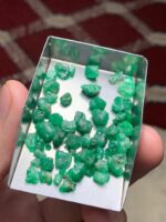 43.50 ct Emerald Rough Lot Swat – Dense Crystals in Natural Form - Image 8