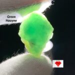 Most Rare 31 ct Green Hauyne specimen from Badakhshan, Afghanistan
