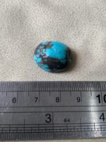 A 23.20-Carat Afghan Turquoise Cabochon — A Gem of Color, Craft, and Cultural Legacy - Image 2