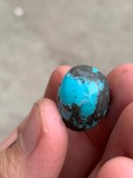 A 23.20-Carat Afghan Turquoise Cabochon — A Gem of Color, Craft, and Cultural Legacy - Image 3