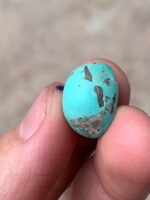 Striking Afghan Turquoise Cabochon: 14.55 Carats of Natural Elegance - Image 7