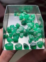 39.95 ct Swat Emerald Rough Lot — Rare Collector’s Opportunity - Image 7