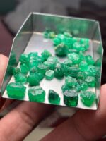 39.95 ct Swat Emerald Rough Lot — Rare Collector’s Opportunity - Image 9