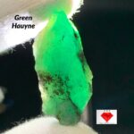 Most Rare 81 ct Green Hauyne specimen from Badakhshan, Afghanistan