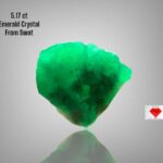 5.17ct Natural Emerald Crystal – Swat Pakistan | Raw Uncut Green Gemstone 12.38×11.91×5.20mm