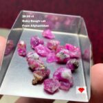 Natural Elegance: 38.60ct Afghan Ruby Rough Lot