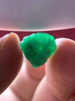 5.17ct Natural Emerald Crystal – Swat Pakistan | Raw Uncut Green Gemstone 12.38×11.91×5.20mm - Image 4
