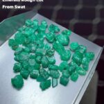 A 149.35-Carat Swat Emerald Rough Lot