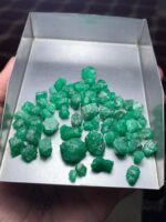 A 149.35-Carat Swat Emerald Rough Lot - Image 3