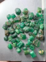 78.56ct Swat Rough Emerald Lot: Small Crystals, Big Color (4x9x7mm Avg) - Image 4