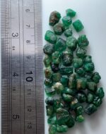 78.56ct Swat Rough Emerald Lot: Small Crystals, Big Color (4x9x7mm Avg) - Image 10
