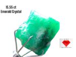 Majestic 15.55ct Emerald Crystal: A Natural Gem from Swat Valley
