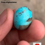 19.95 ct Afghan Turquoise Cabochon: A Wide Horizon of Color and Craftsmanship