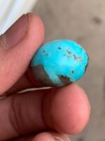 19.95 ct Afghan Turquoise Cabochon: A Wide Horizon of Color and Craftsmanship - Image 2