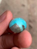19.95 ct Afghan Turquoise Cabochon: A Wide Horizon of Color and Craftsmanship - Image 4