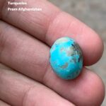 Bold and Beautiful: 16.71ct Afghan Turquoise Cabochon