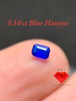 Rare 0.10 Carat Blue Hauyne Gemstone – Afghan Origin, Fluorescent