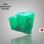 7.54ct Swat Emerald Crystal – Raw Beauty from the Mountains of Pakistan