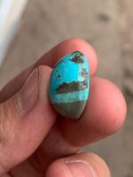 19.95 ct Afghan Turquoise Cabochon: A Wide Horizon of Color and Craftsmanship - Image 11