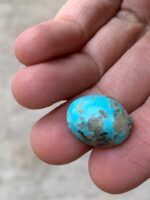 Bold and Beautiful: 16.71ct Afghan Turquoise Cabochon - Image 4