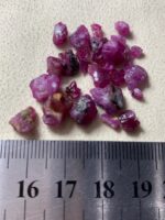 Strength in Color: 39.70ct Afghan Ruby Rough Lot with Exceptional Volume - Image 10