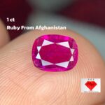 1.00ct Faceted Ruby from Afghanistan – Natural Red Gemstone (6x5x2mm)