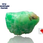 9.17ct Swat Emerald Crystal: A Towering Natural Marvel from Pakistan