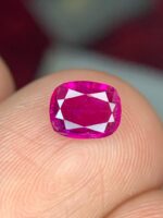 1.00ct Faceted Ruby from Afghanistan – Natural Red Gemstone (6x5x2mm) - Image 3