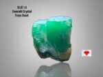 Crown Jewel of Swat: A Magnificent 10.87ct Emerald Crystal (11.78 x 11.63 x 11.01 mm)